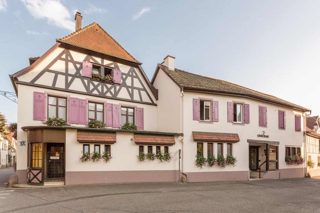 Logis Du Cheval Blanc Hotel Westhalten Eksteriør billede